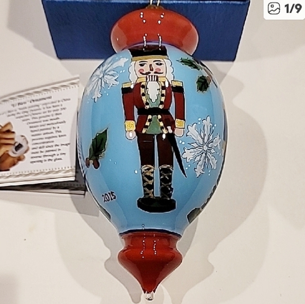 Pier 1 Collectable Li Bien Nutcraker Christmas Ornament 2015 In Box